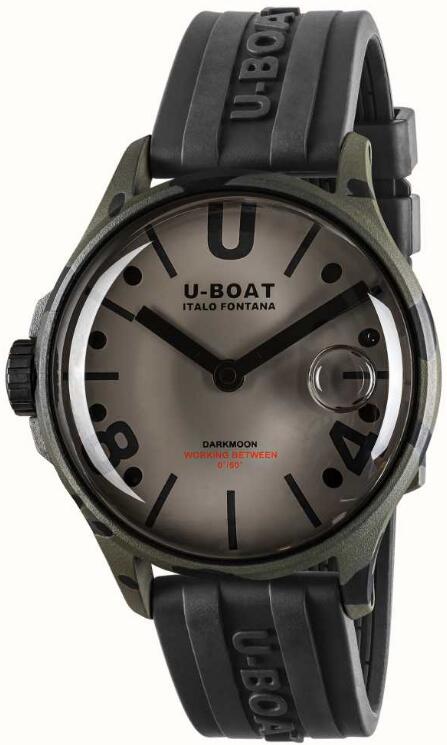 Review Replica U-Boat Darkmoon 44mm Camouflage Grey Curve 9550 watch - Click Image to Close